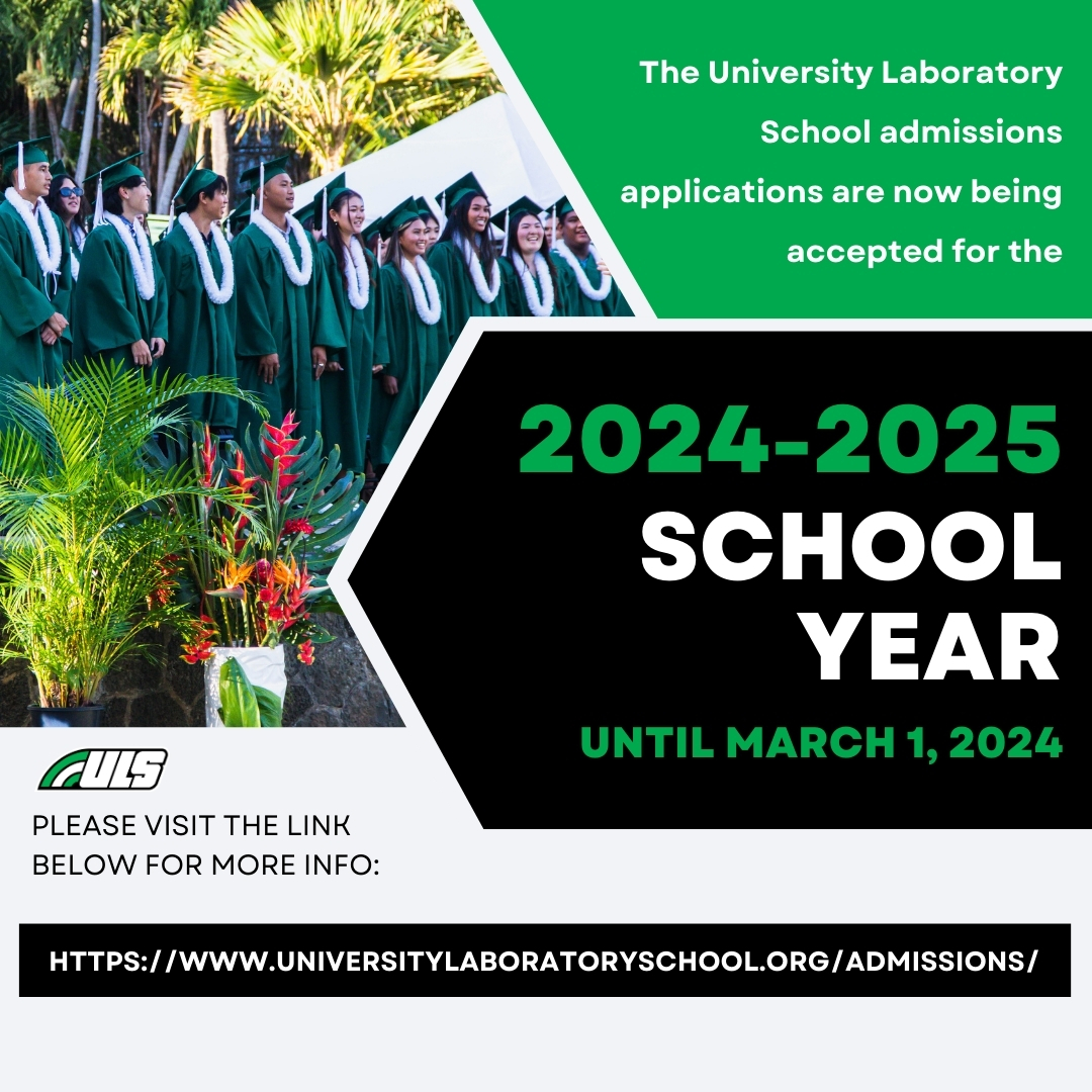 Admissions Applications Are Now Being Accepted For The 2024-2025 School ...